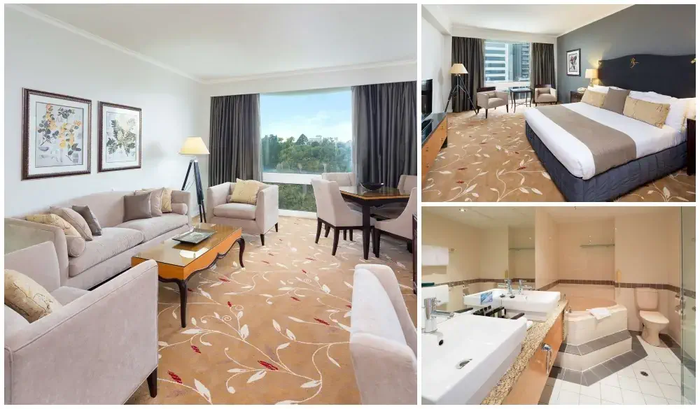 Royal on the Park, Brisbane spa baths Hotels