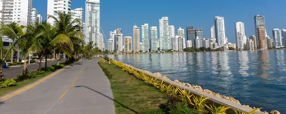Waterfront district of Crespo, cartagena
