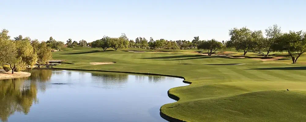 Golf Course in Scottsdale, Arizona shot in early morning.
