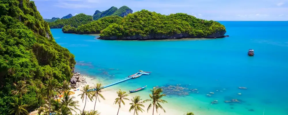 Christmas beach vacations in Koh Samui, Thailand