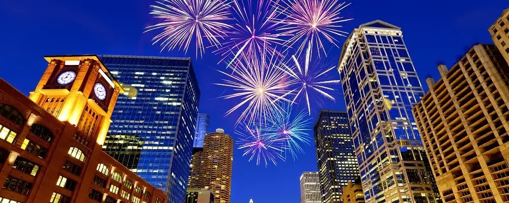 New year's eve in Chicago