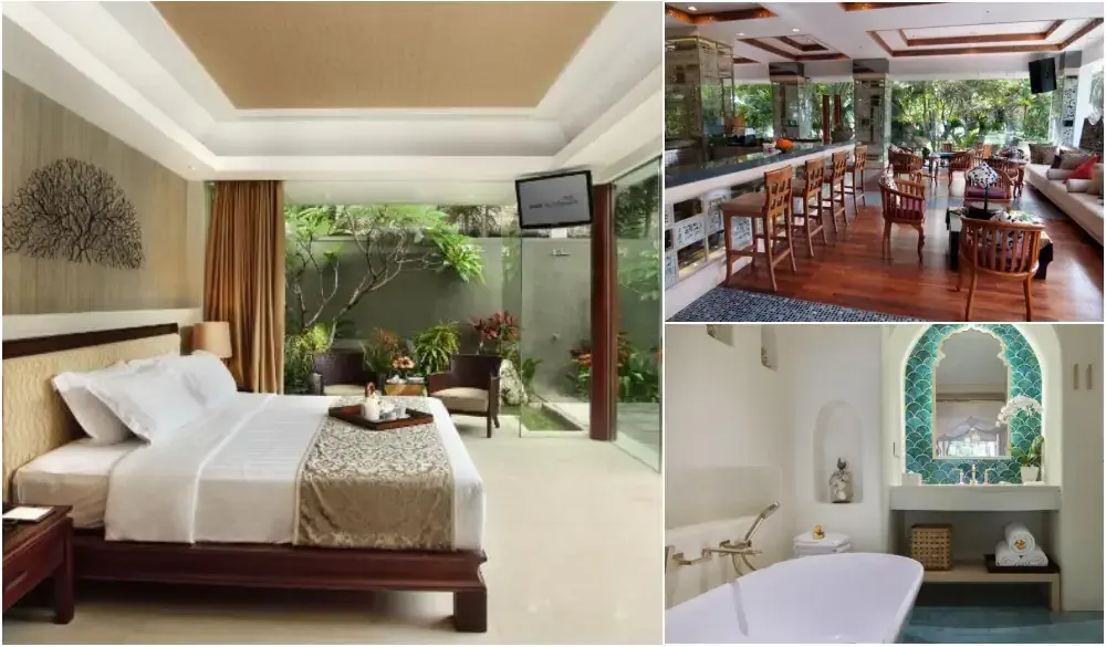 Bali Mandira Beach Resort & Spa, swim-up bar in Bali
