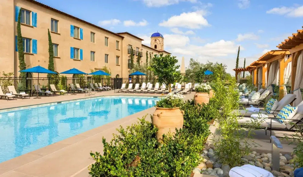 Allegretto Vineyard Resort Paso Robles, best hotel for wine tasting