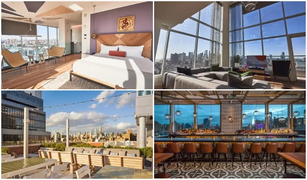 Hotel Indigo Lower East Side, NYC hotels with sky bars