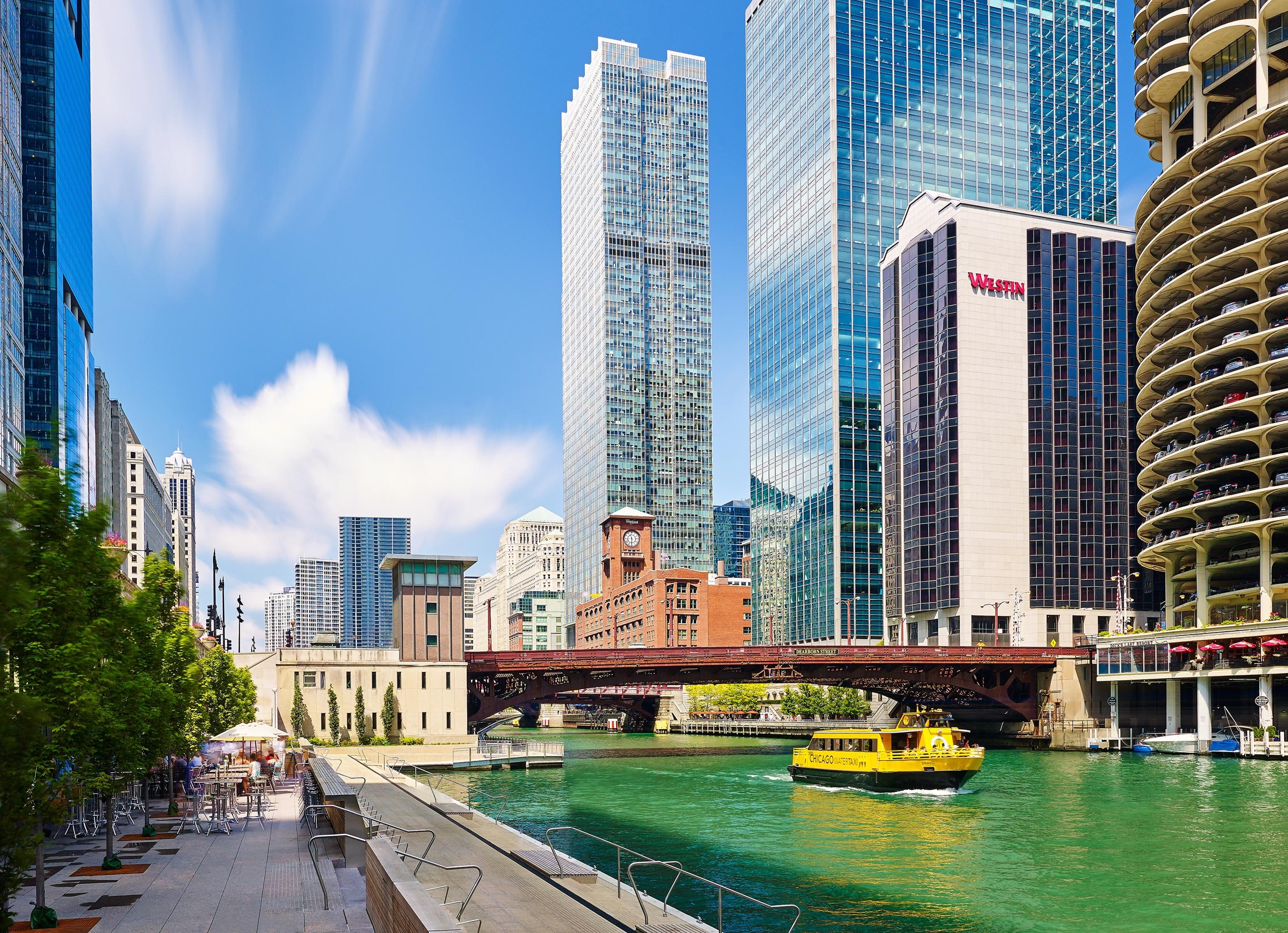 It was fascinating to watch the traffic at the parking garage. - Picture of  The Westin Chicago River North - Tripadvisor
