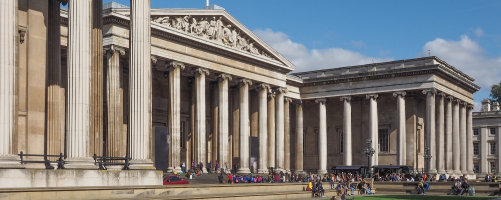 The British Museum in London, England, UK; Shutterstock ID 357046337