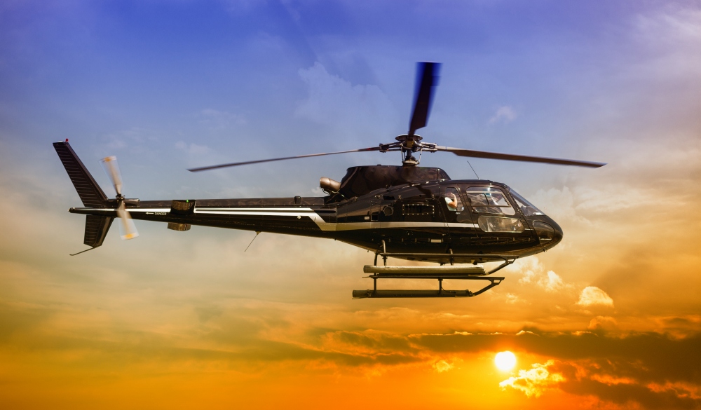 Helicopter for sightseeing.; Shutterstock ID 200924264
