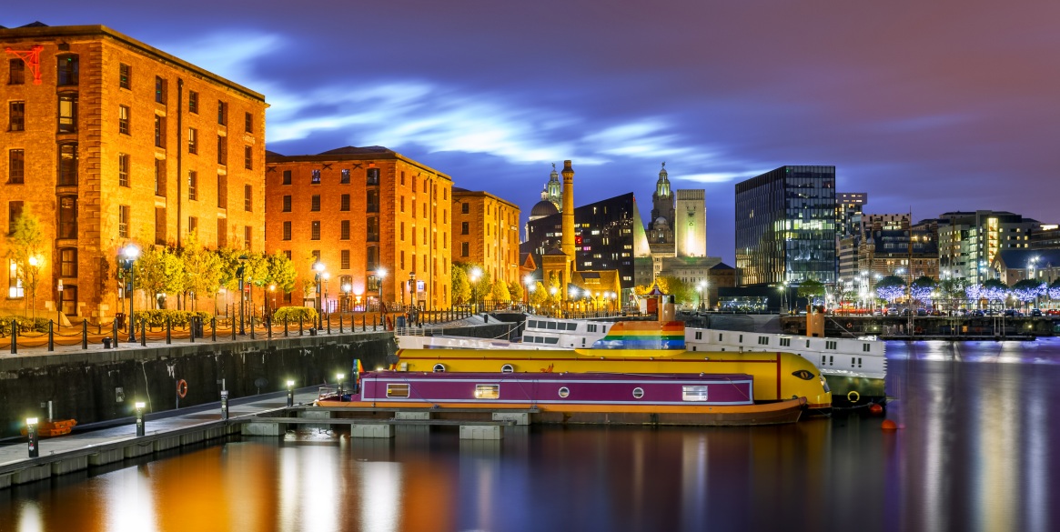 Albert Dock, Yellow Submarine, Liverpool, England