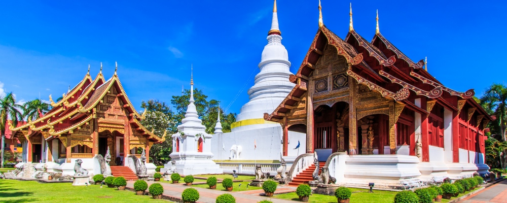 Wat Phra Sing temple Chiang Mai Province Asia Thailand