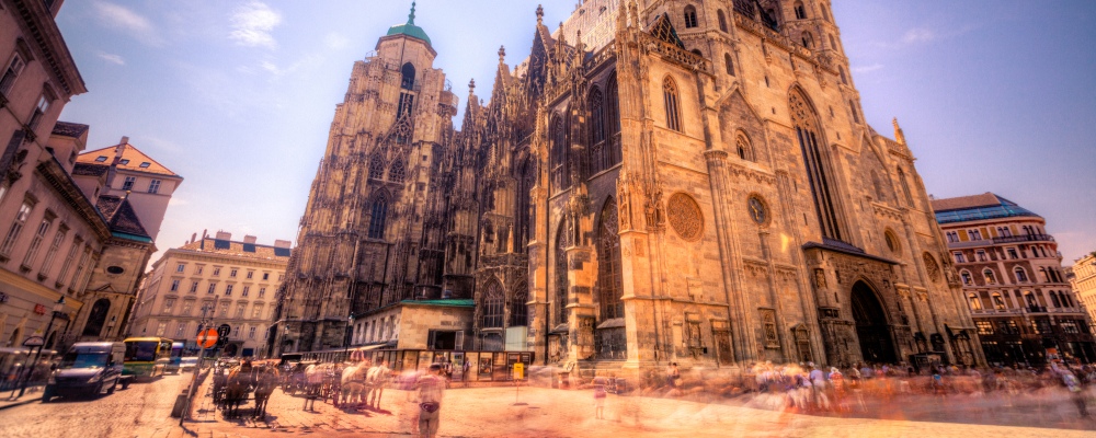 St Stephen's Cathedral in Vienna, Austria.