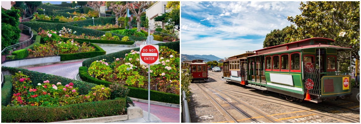 Lombard Street and Powell-Hyde Cable Car