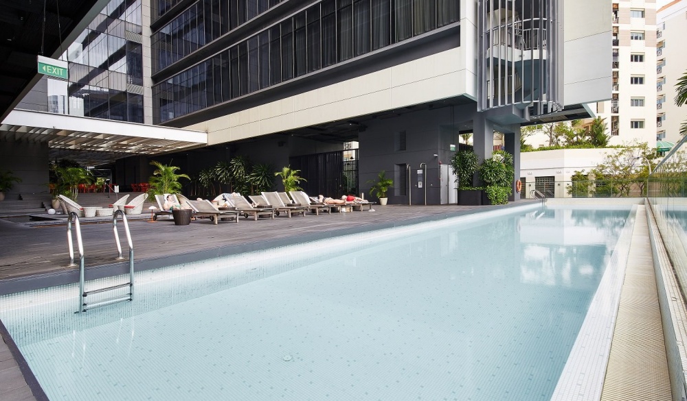 Studio M Hotel, singapore hotel pools