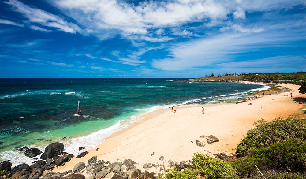 Maui white-sand beach