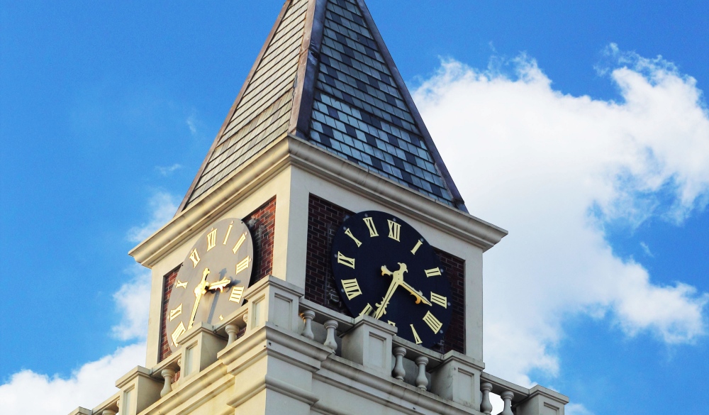 Clock Tower - Everland theme park. Korea, Asia