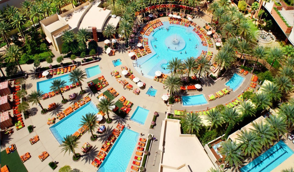 inside pool paris las vegas