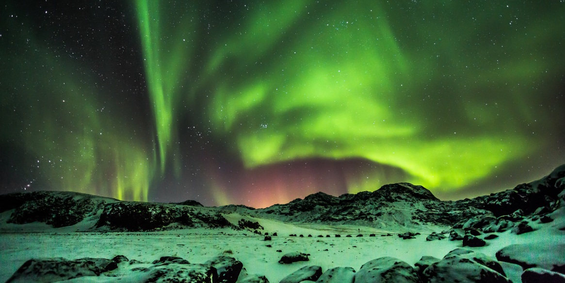 Aurora Borealis - Lake Kleifarvatn - Iceland