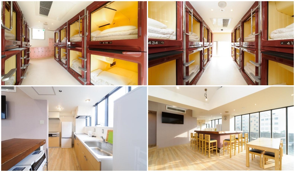 capsule hotel travel japan