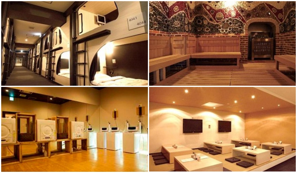 capsule hotel travel japan