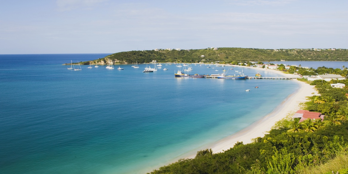 View of Anguilla beach