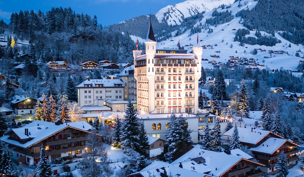 Gstaad Palace winter, hotel that attract celebrities