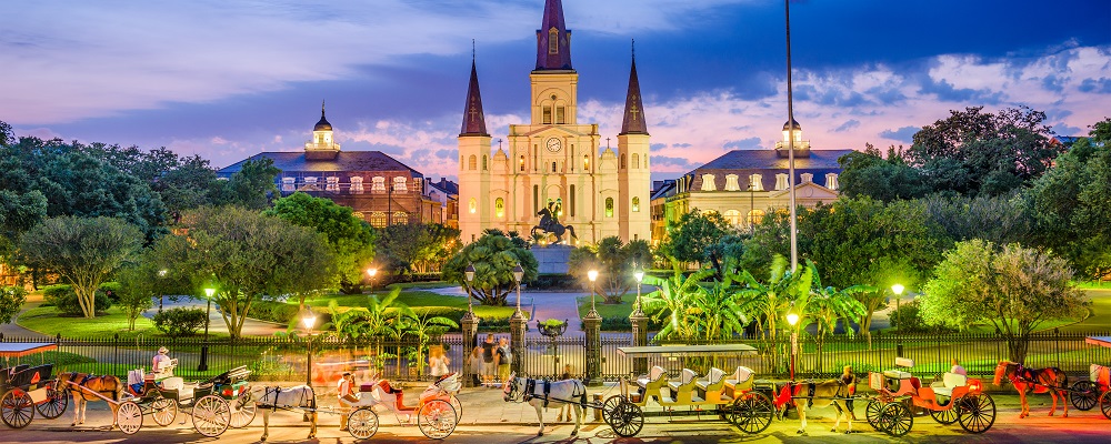 St. Louis Cathedral and Jackson Square