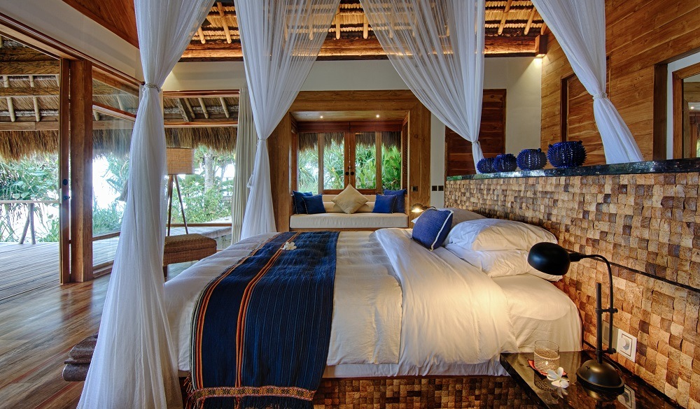 Nihi Sumba bedroom, hotel that attract celebrities