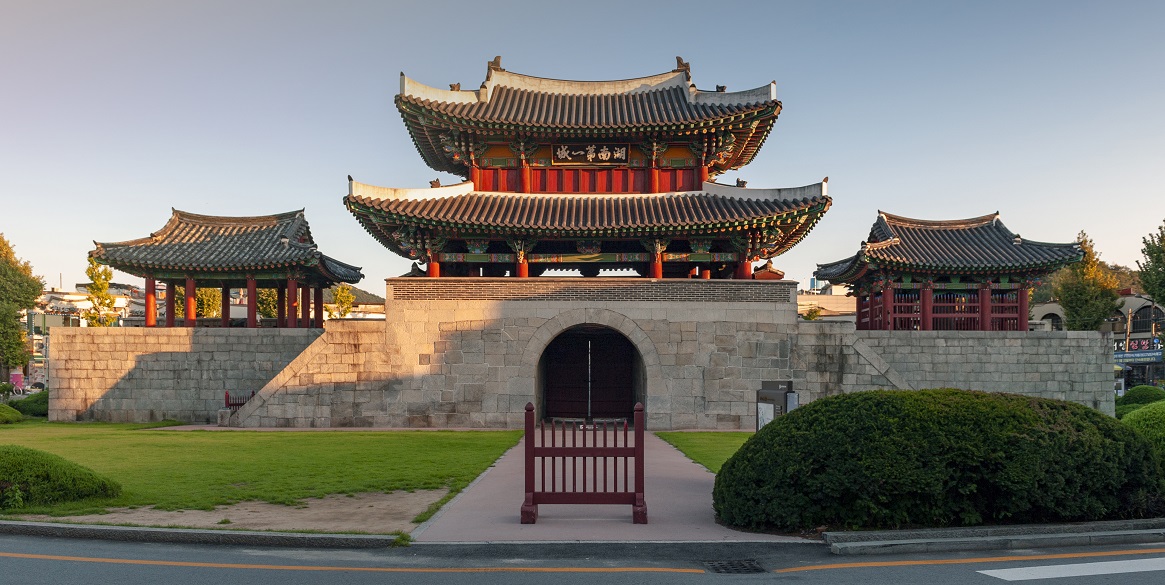 Pungnammun Gate, south gate of city wall of Jeonju
