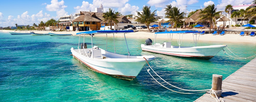 Puerto Morelos beach in Riviera Maya