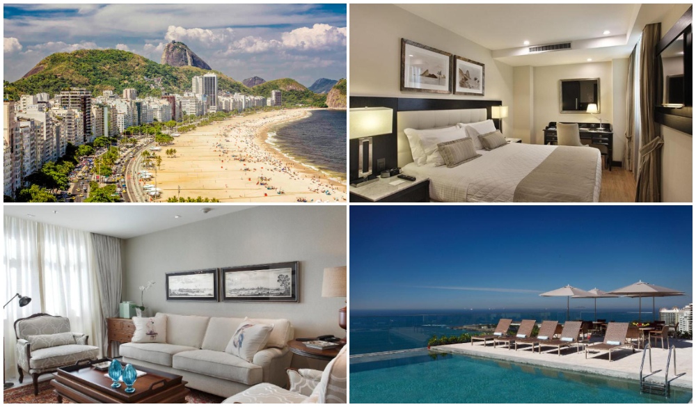 Luxury & Budget Hotels on Copacabana Beach, Rio de Janeiro