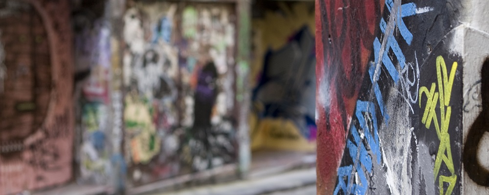 Graffiti Alley, Inner City Melbourne, Australia