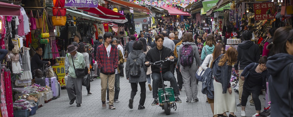 Namdaemun Market in Seoul.