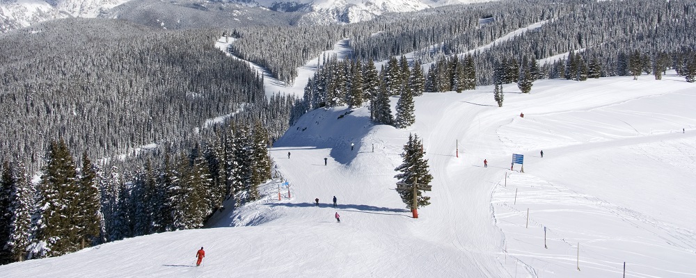 Skiers at Vail