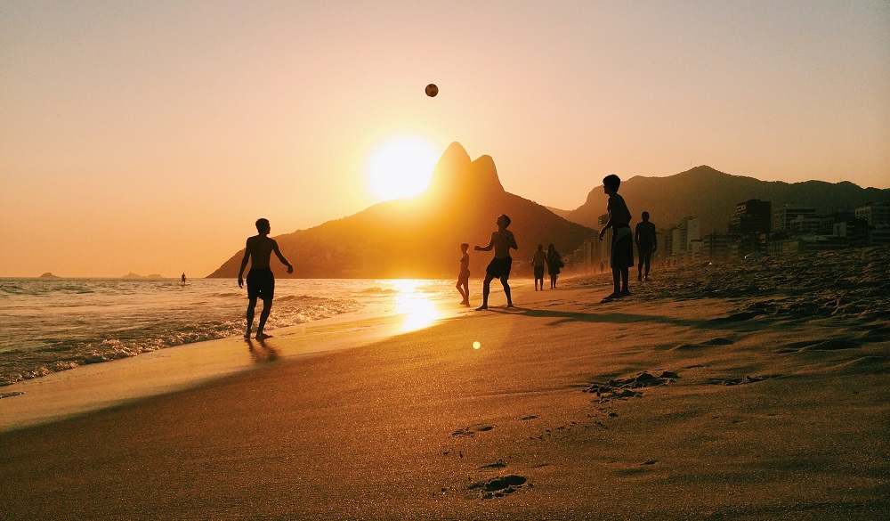 Ipanema at sunset