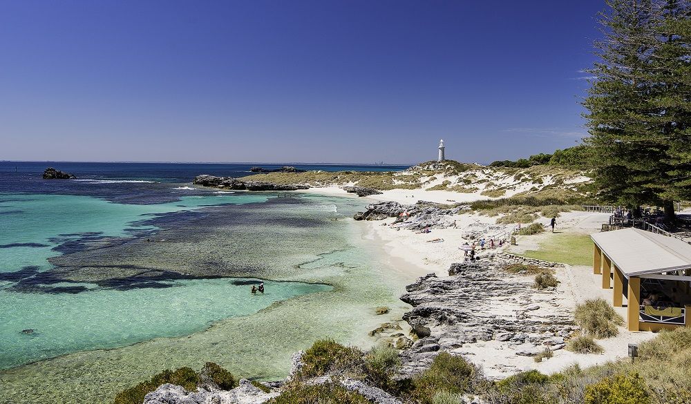 A white-sand beach near Perth