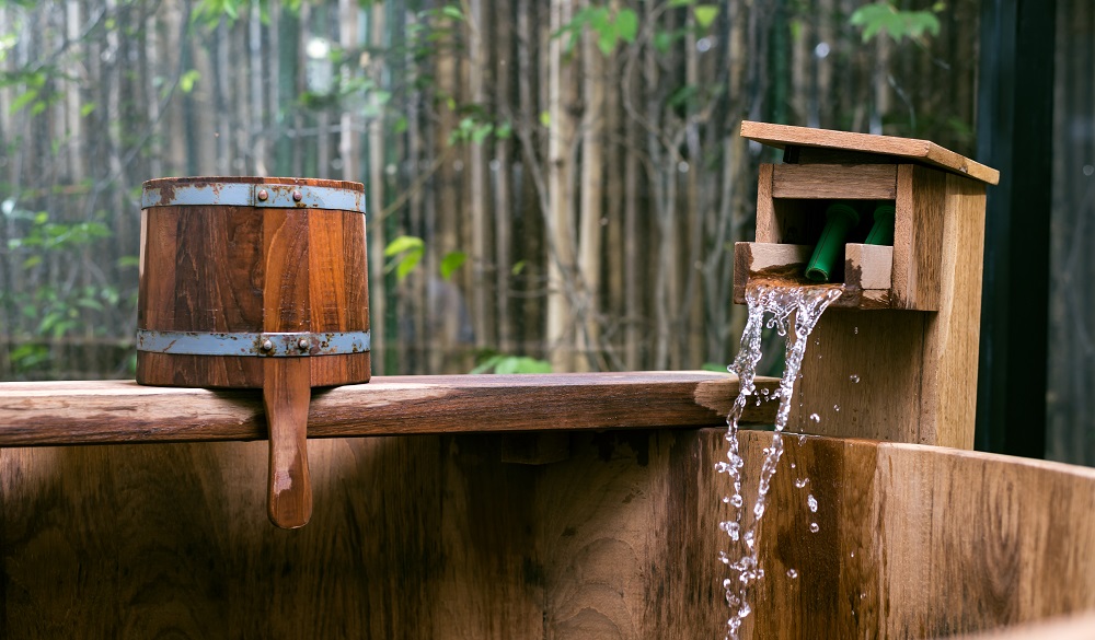 Private onsen in Japan