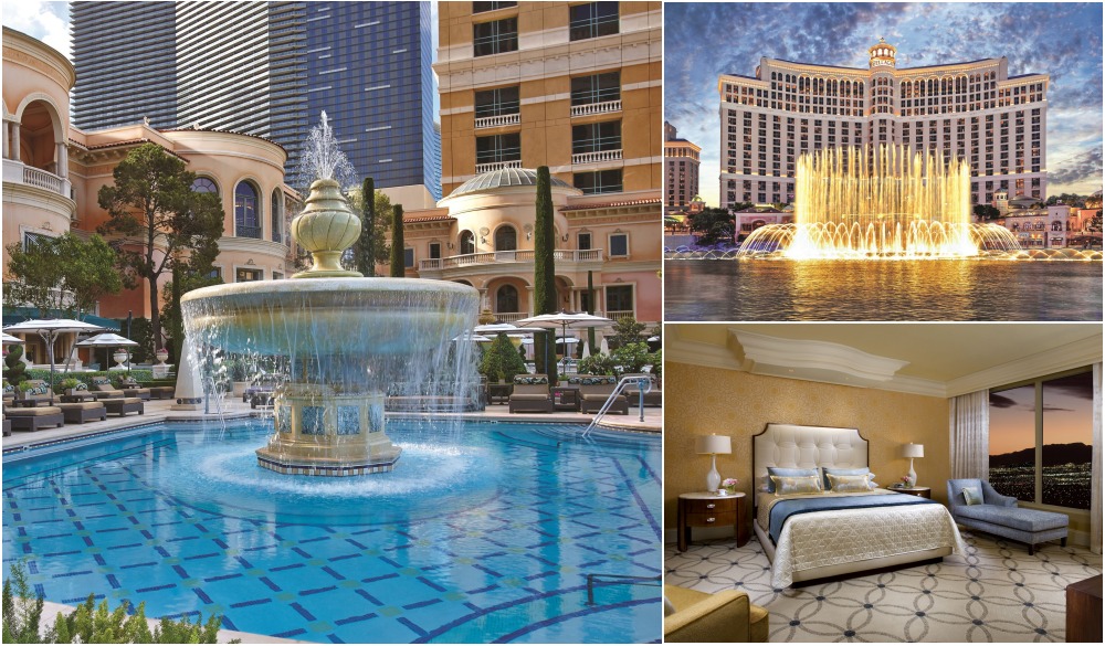 Bellagio Las Vegas, Vegas hotels with private pools