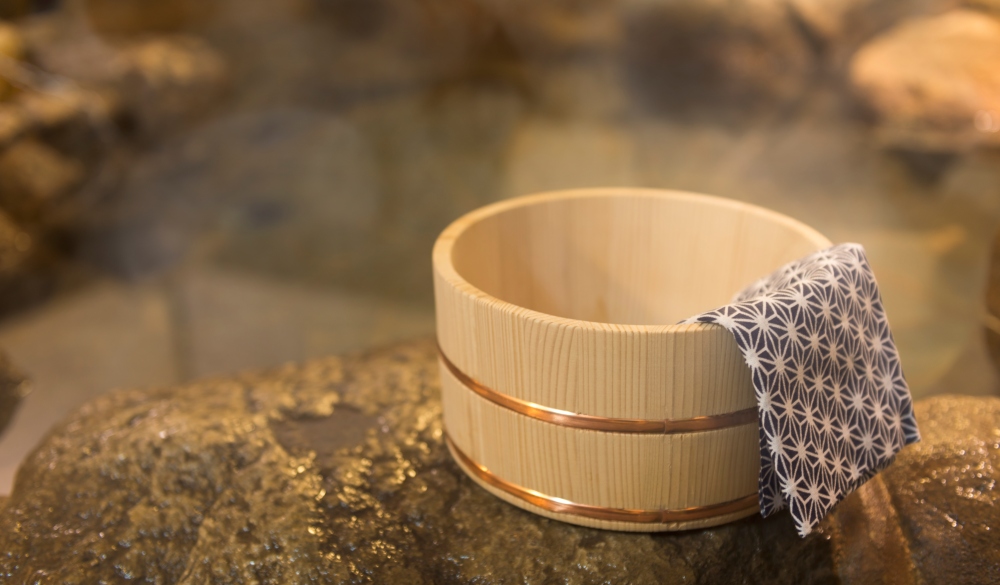 Wooden Bath, Onsens in Kyushu