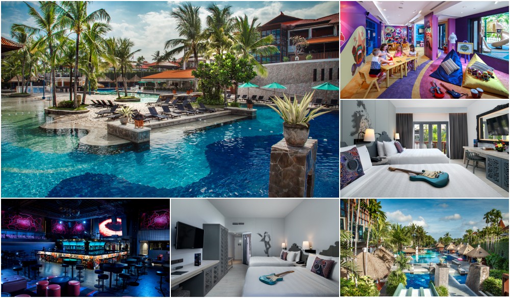 Hard Rock Hotel Bali, swim-up bar in Bali