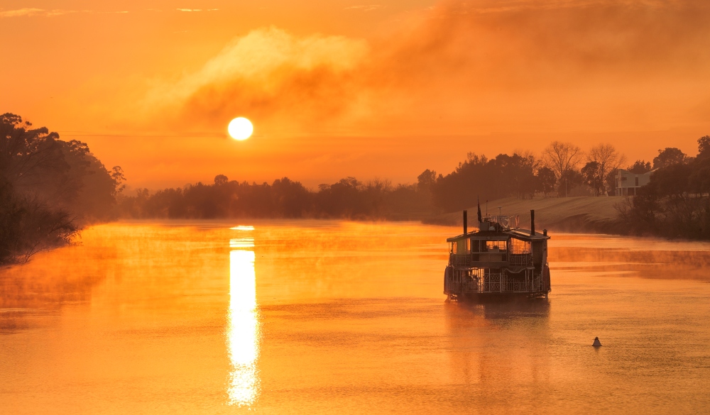 Sun rise on Hawkesbury River