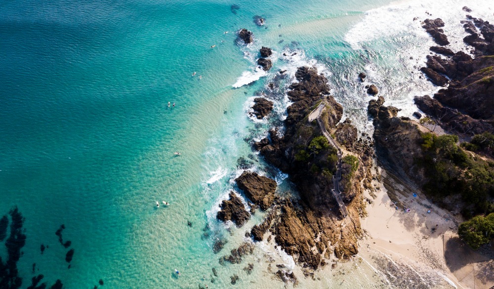 Blue Drone, Australia, short escape from Sydney