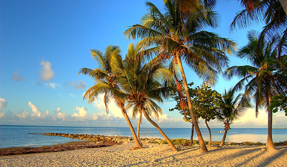 Key West in the glow of the morning sunrise