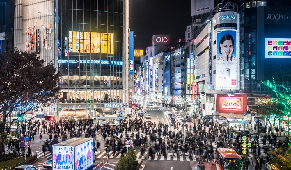 Shibuya Crossing at Night