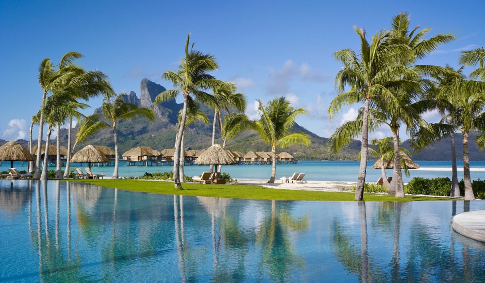 Four Seasons Bora Bora, French Polynesia, resort on the water