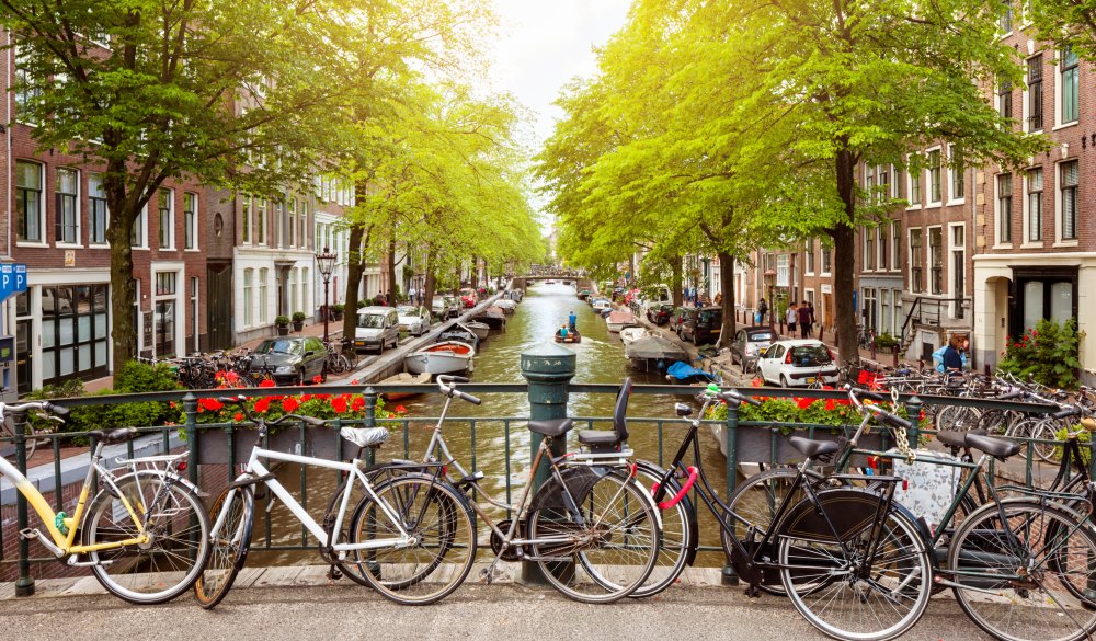 Bloemgracht canal in Jordaan district, Amsterdam