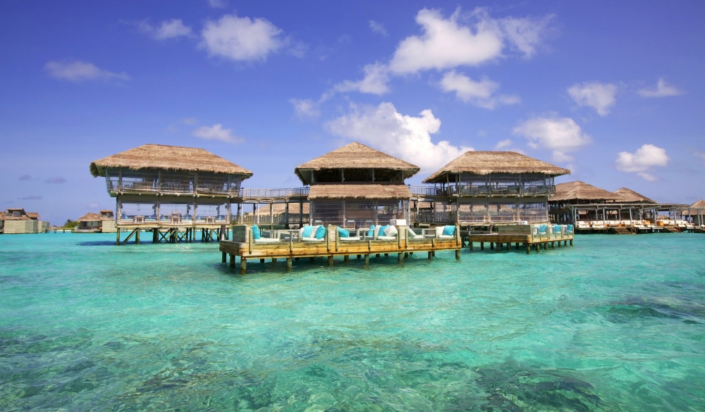 Six Senses Laamu, Maldives, resort on the water