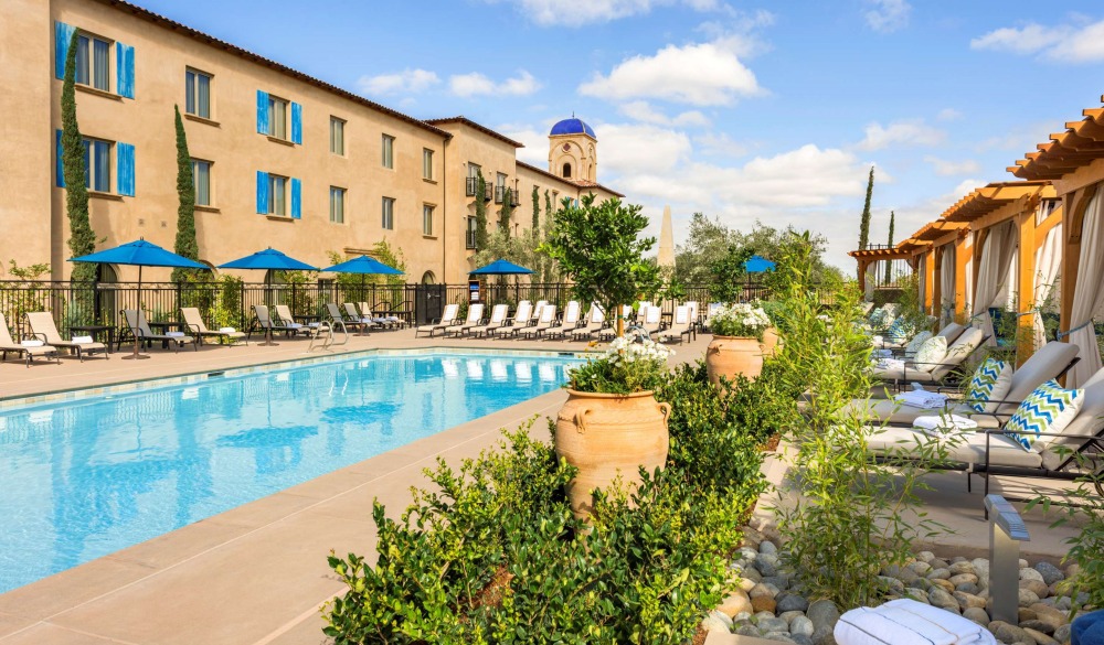 Allegretto Vineyard Resort Paso Robles, best hotel for wine tasting