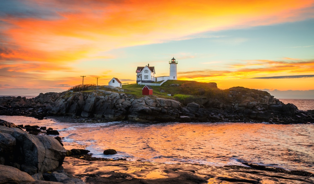 Nubble Light in Main