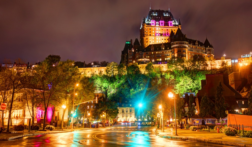 Chateau Frontenac, historic hotel in Quebec