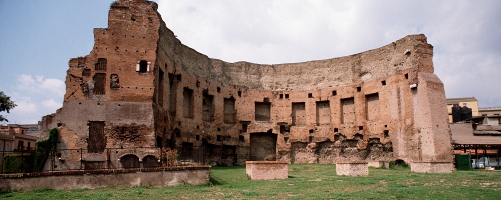 The Baths of Trajan on the Esquiline Hill