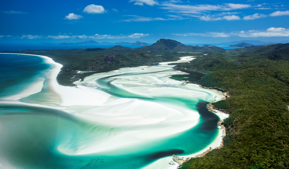 Whitsunday Islands Areal Shot